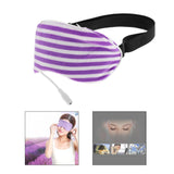 Maxbell Sleep Mask Winter Warm Sleeping Eye Mask Eyeshade Cover Shade Purple Stripe