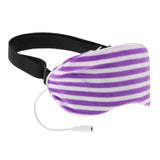 Maxbell Sleep Mask Winter Warm Sleeping Eye Mask Eyeshade Cover Shade Purple Stripe