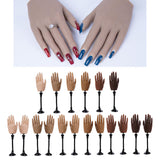 Maxbell Silicone Nail Practice Hands Mannequin Female Model Display  Style 1 Single