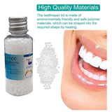 Maxbell Thermal Beads Teeth Veneer Moldable Denture Temporary Tooth Repair Tool 30ml