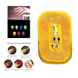 Maxbell Glowing NFC Nail Art Tip Sticker Chip LED Light Flash Tool White Light