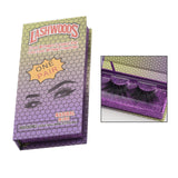 Maxbell Empty Lash Organizer Cosmetic Container for False Eyelashes Gradient Purple
