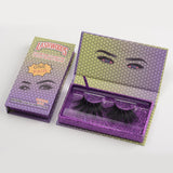 Maxbell Empty Lash Organizer Cosmetic Container for False Eyelashes Gradient Purple