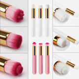 Maxbell 3 Pieces /set Lash Shampoo Brushes Nose Pore Lash Cleanser white