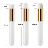 Maxbell 3 Pieces /set Lash Shampoo Brushes Nose Pore Lash Cleanser white