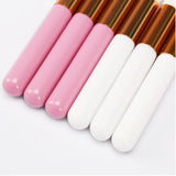 Maxbell 3 Pieces /set Lash Shampoo Brushes Nose Pore Lash Cleanser white
