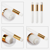 Maxbell 3 Pieces /set Lash Shampoo Brushes Nose Pore Lash Cleanser white
