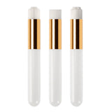 Maxbell 3 Pieces /set Lash Shampoo Brushes Nose Pore Lash Cleanser white