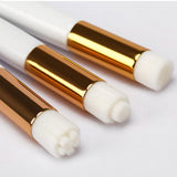 Maxbell 3 Pieces /set Lash Shampoo Brushes Nose Pore Lash Cleanser white