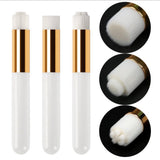 Maxbell 3 Pieces /set Lash Shampoo Brushes Nose Pore Lash Cleanser white