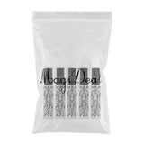 Maxbell 5pcs Travel Refillable Perfume Empty Bottle Glass 10ml Black