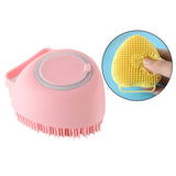 Maxbell 2 IN 1 Bath Scrub Brush Easy to Clean for Men Women Remove Dandruff pink