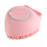 Maxbell 2 IN 1 Bath Scrub Brush Easy to Clean for Men Women Remove Dandruff pink