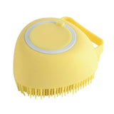 Maxbell 2 IN 1 Bath Scrub Brush Easy to Clean for Men Women Remove Dandruff yellow