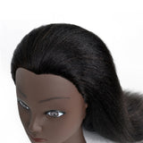 Maxbell Hair Styling Practice Doll Head Training Mannequin Clamp 14in Light Black B