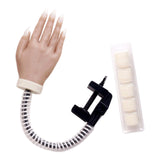 Maxbell Silicone Training Practice Hand Mannequin Model Flexible With Holder 01