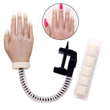 Maxbell Silicone Training Practice Hand Mannequin Model Flexible With Holder 01