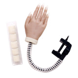 Maxbell Silicone Training Practice Hand Mannequin Model Flexible With Holder 01