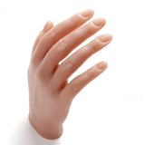 Maxbell Silicone Training Practice Hand Mannequin Model Flexible With Holder 01