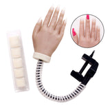 Maxbell Silicone Training Practice Hand Mannequin Model Flexible With Holder 01