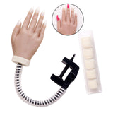 Maxbell Silicone Training Practice Hand Mannequin Model Flexible With Holder 01