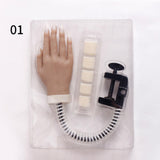 Maxbell Silicone Training Practice Hand Mannequin Model Flexible With Holder 01