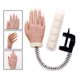 Maxbell Silicone Training Practice Hand Mannequin Model Flexible With Holder 03
