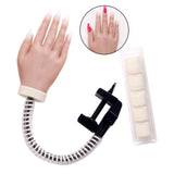 Maxbell Silicone Training Practice Hand Mannequin Model Flexible With Holder 02
