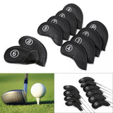 Maxbell 10 Pieces Golf Club Iron Head Covers Coffee