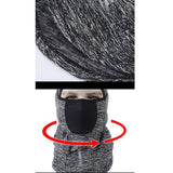 Maxbell Winter Warm Velvet Balaclava Windproof Ski Mask Hood Warmer Grey_1