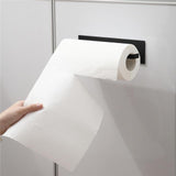 Maxbell Bathroom Toilet Tissue Paper Roll Holder Stand Under Cabinet Black