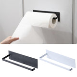 Maxbell Bathroom Toilet Tissue Paper Roll Holder Stand Under Cabinet Black