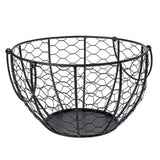Maxbell Creative Style Egg Storage Basket with Ceramic Hen Egg Basket