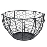Maxbell Creative Style Egg Storage Basket with Ceramic Hen Egg Basket