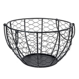 Maxbell Creative Style Egg Storage Basket with Ceramic Hen Egg Basket