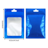 Maxbell 100x Mylar Bag Food Storage Container Snacks Jewelry Packing Storing Blue M