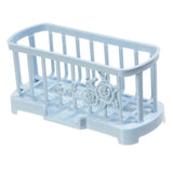 Maxbell Kitchen Sink Caddy Sponge Holder Soap Caddy Organizer Basket Light Blue