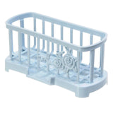 Maxbell Kitchen Sink Caddy Sponge Holder Soap Caddy Organizer Basket Light Blue