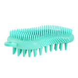 Maxbell Silicone Bath Body Brush Exfoliating Scrub Brush Ultra Soft Texture Green