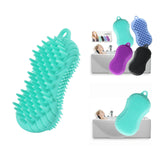 Maxbell Silicone Bath Body Brush Exfoliating Scrub Brush Ultra Soft Texture Green