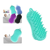 Maxbell Silicone Bath Body Brush Exfoliating Scrub Brush Ultra Soft Texture Green