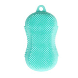 Maxbell Silicone Bath Body Brush Exfoliating Scrub Brush Ultra Soft Texture Green