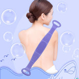 Maxbell Body Scrubber Bath Shower Anti Mold Non Toxic Exfoliating Back Brush Cleaner Purple 680x110cm