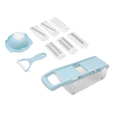 Maxbell Kitchen Grater Vegetable Food Cutter Chopper Slicer Shredder Blue