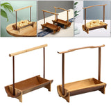 Maxbell Dried Fruit Bowl Tray Snack Candy Nuts Baskets Stand Tableware Round Handle