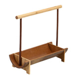 Maxbell Dried Fruit Bowl Tray Snack Candy Nuts Baskets Stand Tableware Round Handle