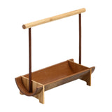 Maxbell Dried Fruit Bowl Tray Snack Candy Nuts Baskets Stand Tableware Round Handle