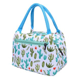 Maxbell Portable Lunch Bag Student Lunch Box Picnic Case Storage Bag Cactus