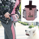 Maxbell Durable Dog Training Bag Travel Pouch Drawstring Dogs Toys Holder Carrier Pink