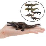 Maxbell Simulation Toys Crocodile Model PVC Material Children Kids Gift Home Decor  5 Pieces